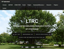 Tablet Screenshot of ltrc.iiit.ac.in